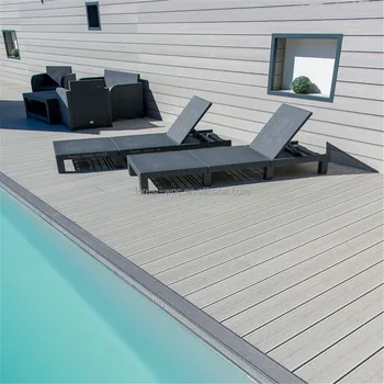 Wpc Garden Composite Wood Click Lock Outdoor Wood Decking Cork