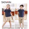 Primary school students summer short sleeve uniforms young girl sexy school uniform for kids