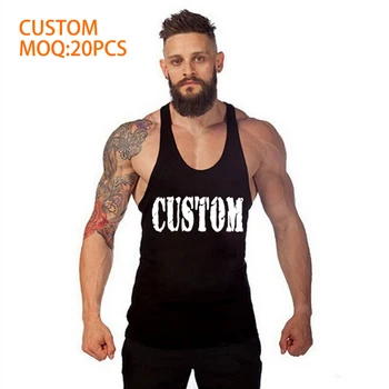 bodybuilding plain cotton own custom larger tank