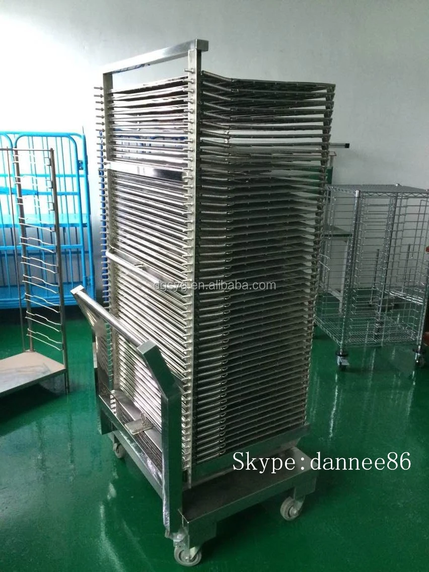 Stainless Steel Industrial Drying Rack With Stainless Steel Sliding