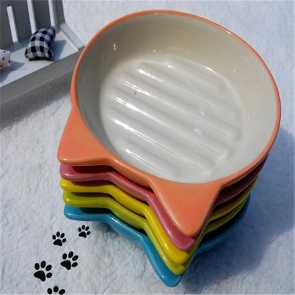 Wholesale Cute Printing Color Glaze Ceramic Dog/cat Pet Food Bowl Buy
