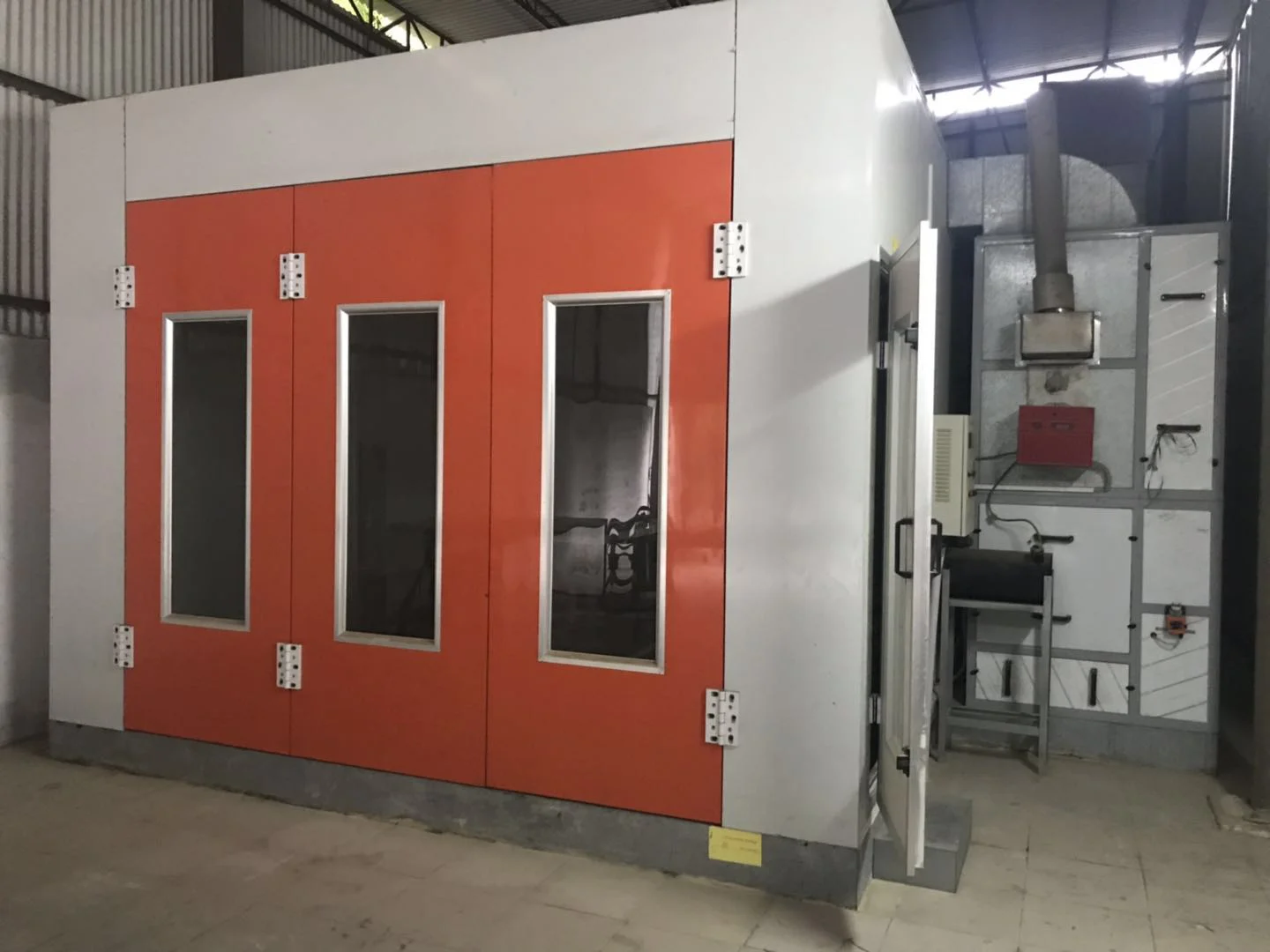 ZM-D  CE cheap car paint booth/Water Curtain Spray Booth