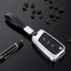 Silver Metal Alloy Case Cover Key Fob for hot Das Auto Octavia A7 VW Golf 7/GTI 7/Golf R R20/MK7 MKVII