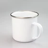 13oz new style heat press ceramic enamel mug sublimation coating white plain mug custom service available