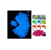 custom packing photoluminescent pigment injection stone / colored glow in the dark stone