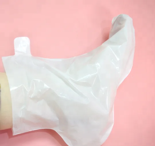 Cpe White Plastic Disposable Foot Socks For Pedicure Buy Disposable