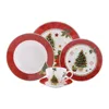 Wholesale popular selling dining table porcelain Christmas ceramic dinnerware sets