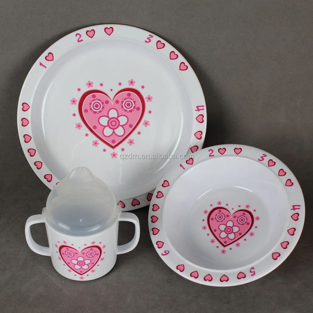 Kids Melamine Dinner Set Of 3pc