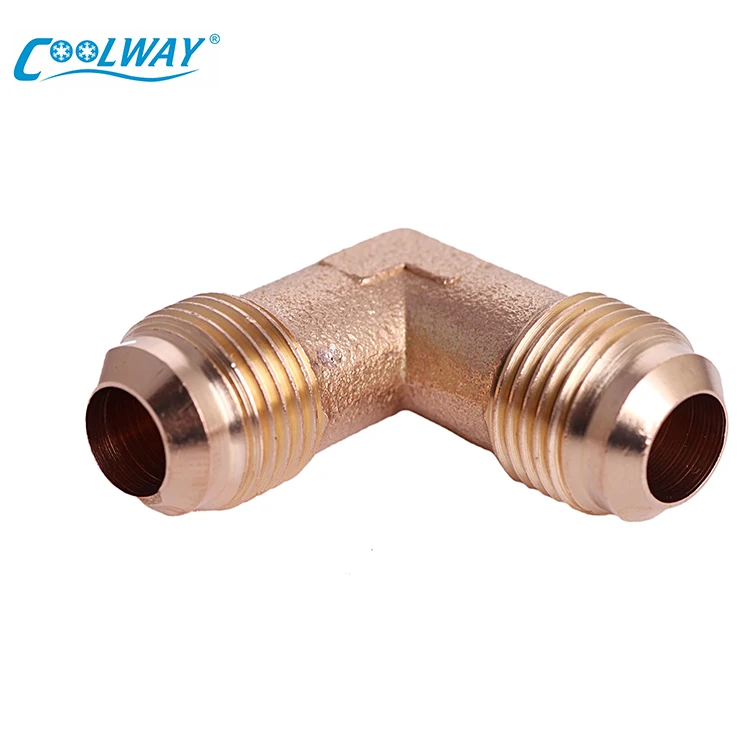 Factory Direct Sale 90 Degree Tube Brass Compression Fittings Manufacture Good Quality Copper Tube Copper Fitting Plumbing