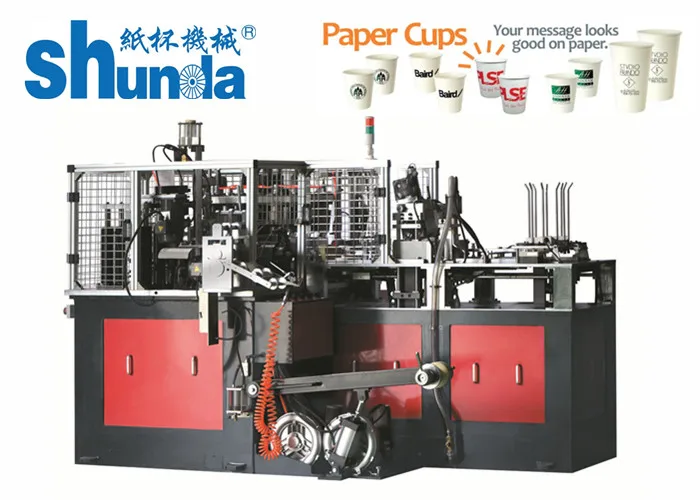 Automatic Disposable Glass Paper Cup Making Machine Ultrasonic Double
