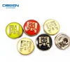 Custom Pattern Brand Design Colorful Metal Spikes Rivets Studs Enamel Decorative Alloy Button And Rivets Fastener