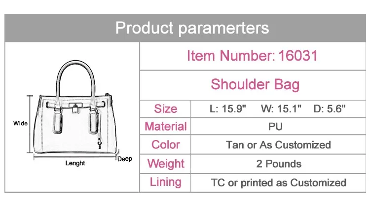 Uk Market Most Popular Style Ladies Handbag Cross Lock Shoulder Bags Pu ...