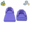 Custom design flocked air cheap inflatable sofa