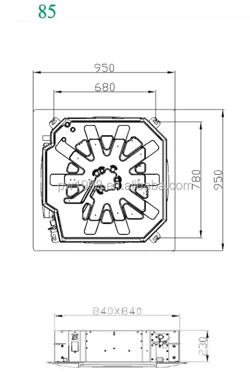 3 Vitesse 45kw Refroidissement 68kw Chauffage Cassette Ventilo Convecteur Pour Pompe à Chaleur Air Eau Solution Cvc Buy Ventilo Convecteur à