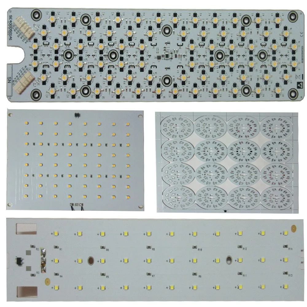White color LED board aluminum 94v0 pcb board