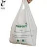 cornstarch sheet carry oem shopping grocery die cut misprint t-shirt bag Recycle Printing Transparent Eco Friendly Reusable