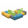 Loose Furniture/Modular Bench Sofa Seating/Customized Public Office Sofa With Different Color