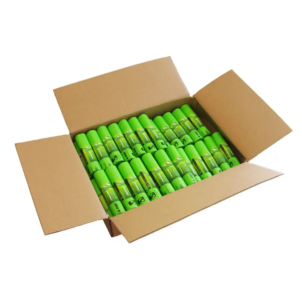 corn starch based 100% compostable bags on roll 