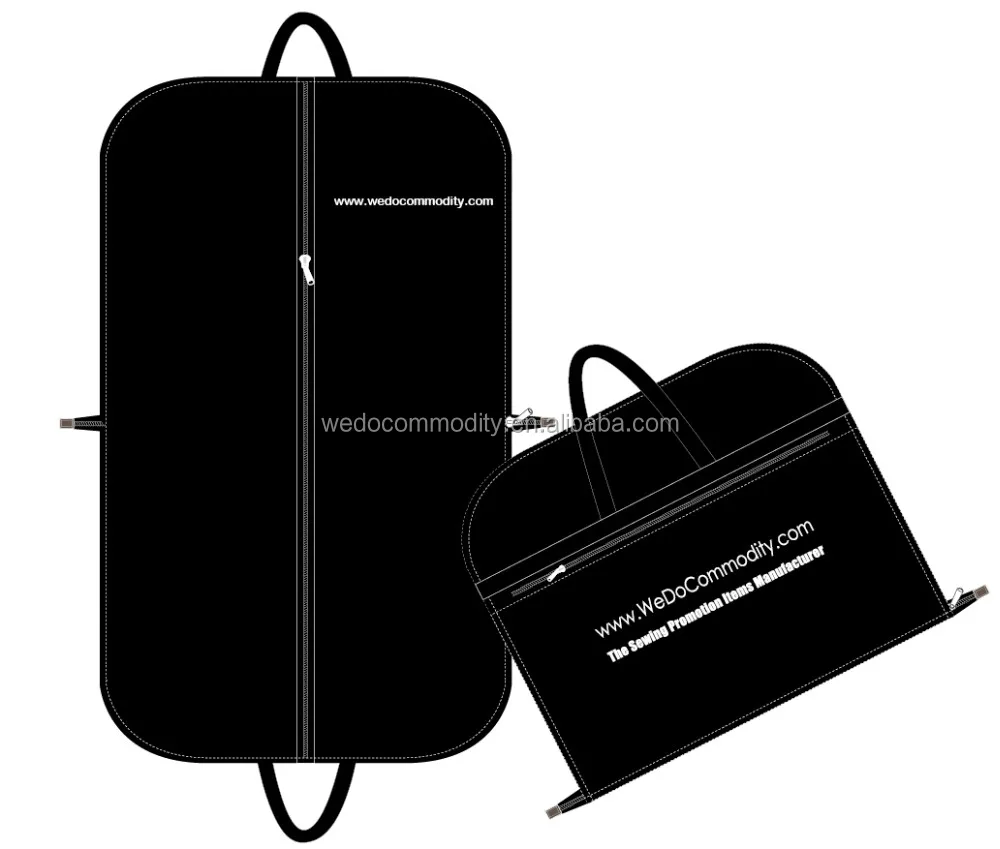 garment bag with shoe pocket