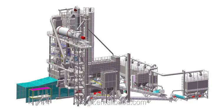 Zoomline 80-400t/h Rap Asphalt Plant Or Recycling Asphalt Plant - Buy ...