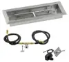 Factory Rectangle SS304 Fire Pit System With H Shape Burner