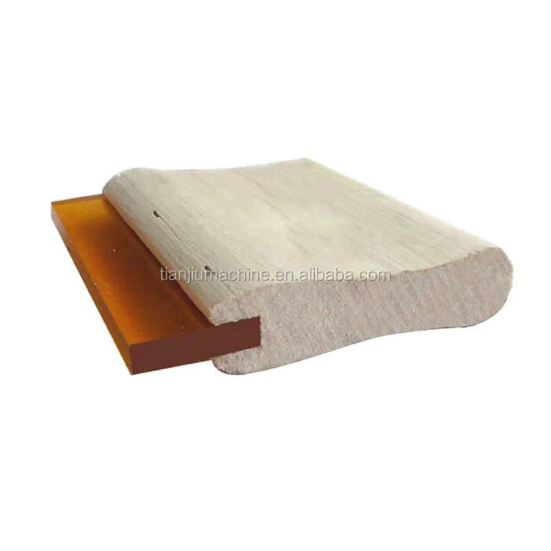 Screen printing rubber squeegees