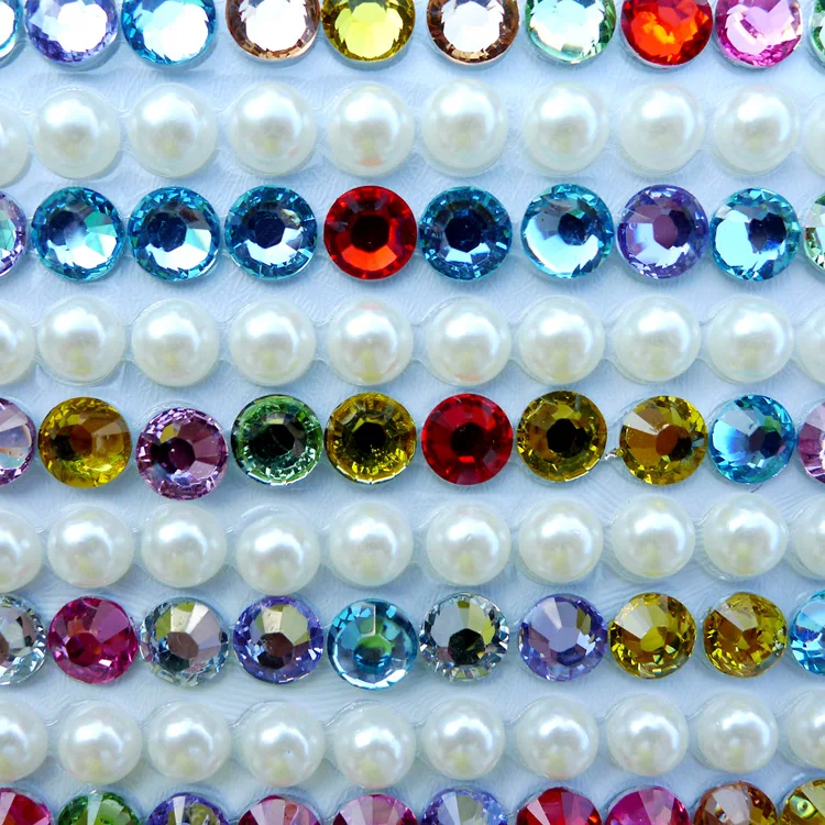 Sparkly fany acrylic gem stones eco-friendly diamond gemstones