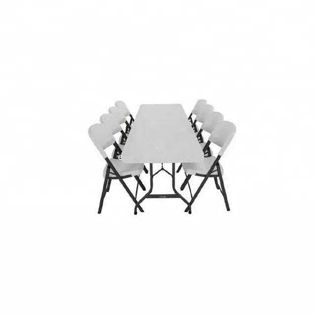 Folding Metal Club Catering Party Table And Chair In Plastic Pe Buy
