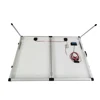 solar panel kits 200w Clear anodized aluminum alloy with stainless steel hinges bracket