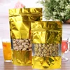 Top zip plastic bag food packaging for nut dry fruit and coffee beans