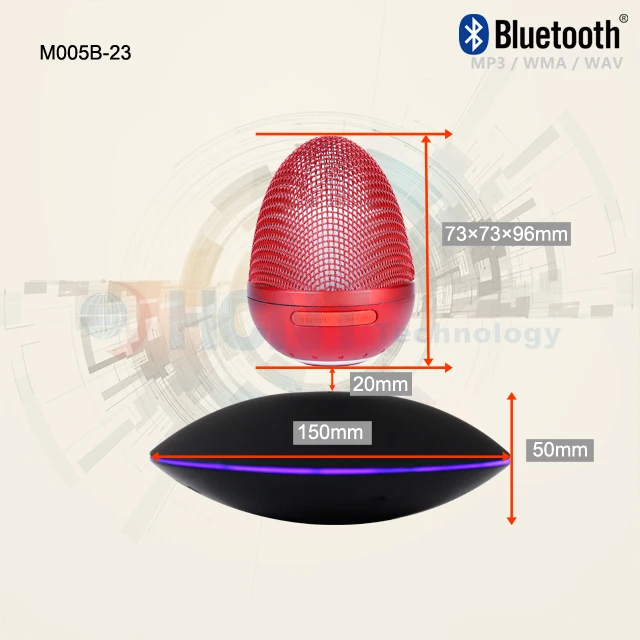 Levitating mini wireless bluetooth speaker with bluetooth V2.1+ EDR.jpg