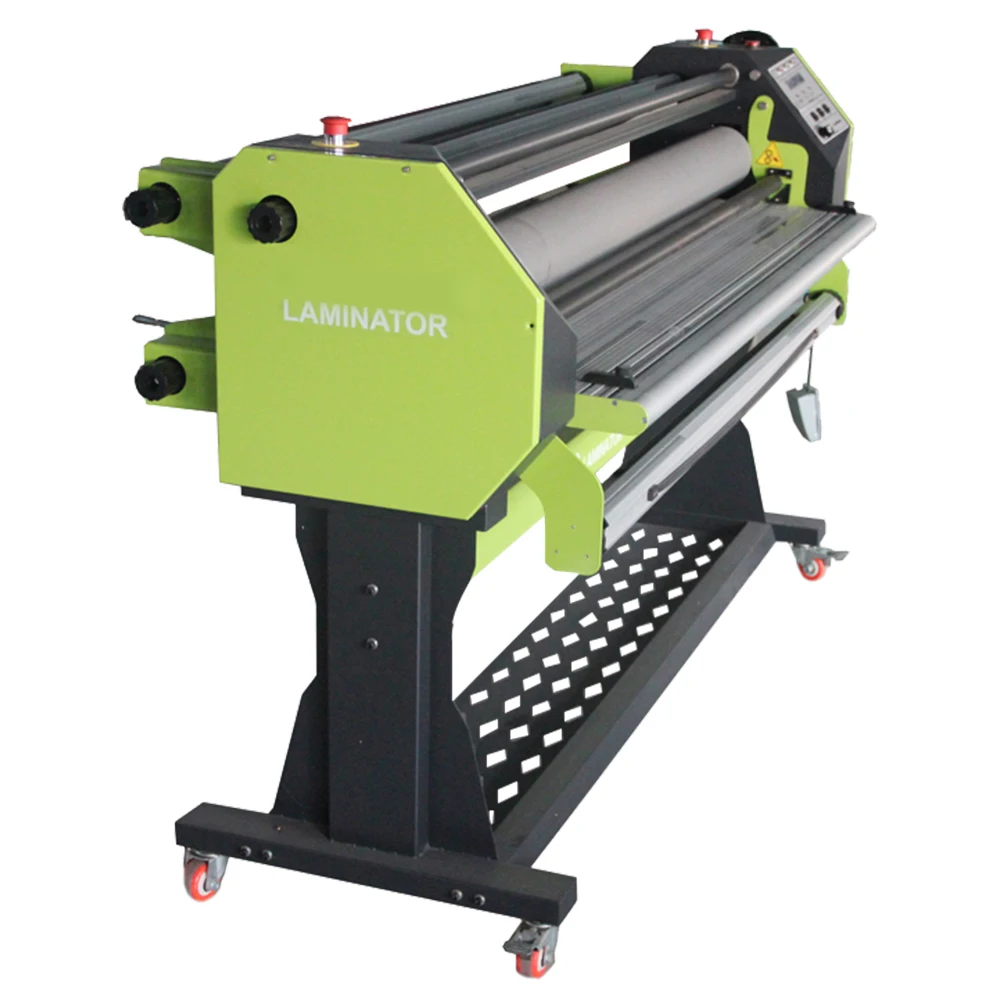 China Wide Format Roller Formica Plastic Laminate 1600mm Digital Hot Cold Roll Laminator Adl