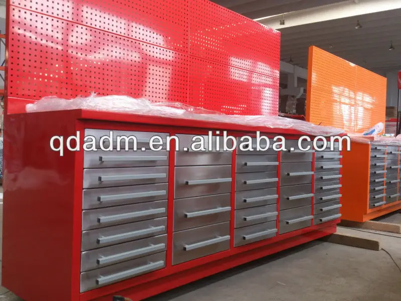 Stabile metall Garage werkbank mit 30- schubladen-Werkzeugschrank