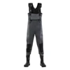 LYWISH 100% waterproof 4mm neoprene fly fishing waders for men chest waders PVC boots rubber waders fishing suit