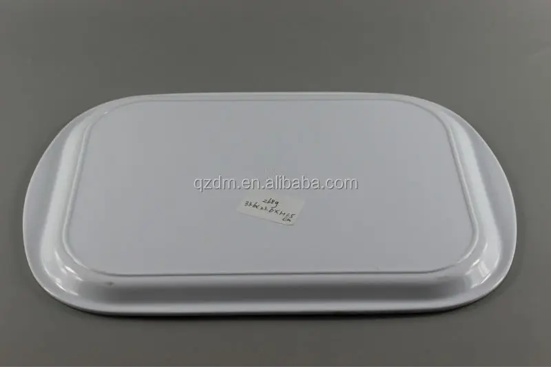 Black Plastic Melamine Tray