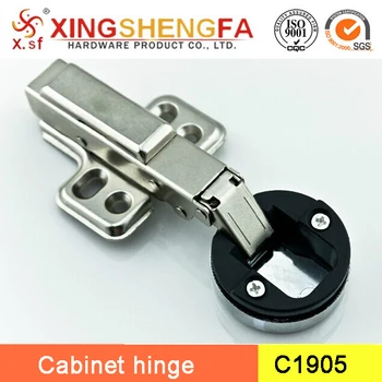 Hydraulic Concealed Hinge Cabinet Glass Door Mirror Closer View