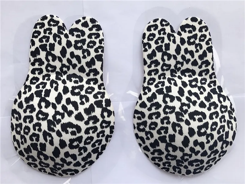 BIG SIZE Women Silicone Self-Adhesive Sticky Bra Strapless Push Up Seamless Invisible Bra Sexy Rabbit Ears Underwear For Wedding