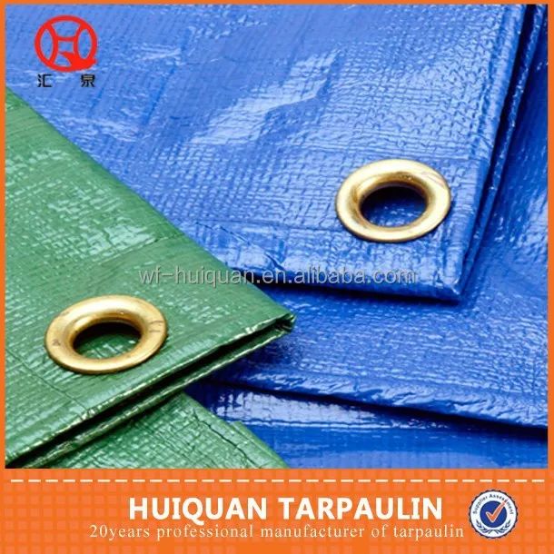 Heavy Duty Thick Tarp Reversible Blue Silver Tarpaulin 3.6X4.8m Pack of 2 Tarps 