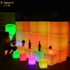 high bright clear night club lighting cube stool