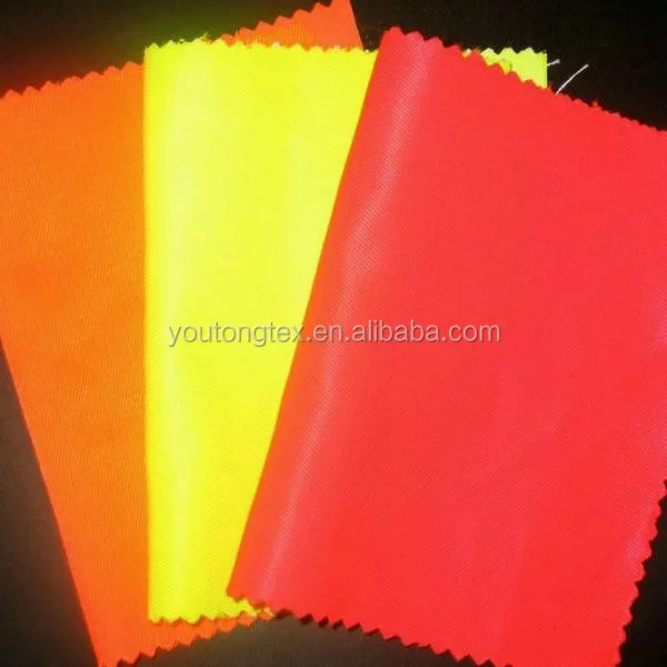 100 Polyester Light Sensitive Fluorescent Orange Fabric Buy