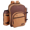 2016 Hot sale 4 person tableware set durable picnic backpack for traveling