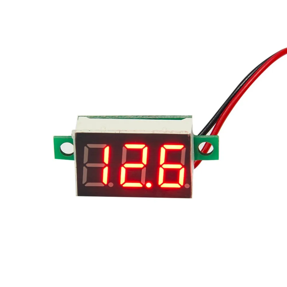 Digital Voltmeter Mini LCD Display DC Red LED Ammeter Voltimetro Amperimetro 1x 