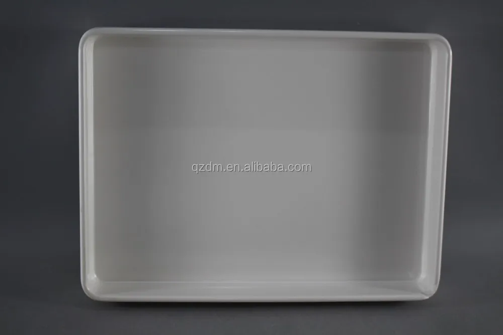 10" Melamine white tray , White hotelware tray