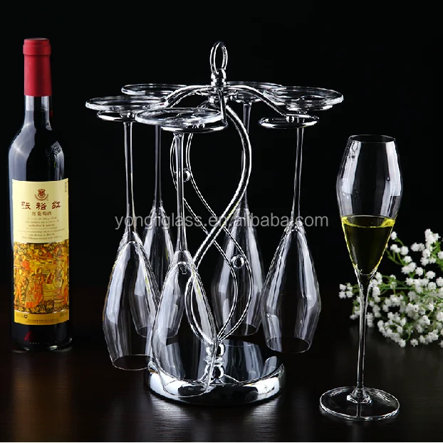 Factory price new product lead-free 240ml champagne flutes /glass goblet/high quality hand-blown wine glass cup