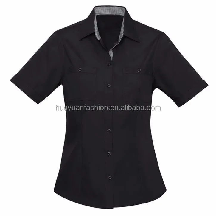 black formal shirt for girls