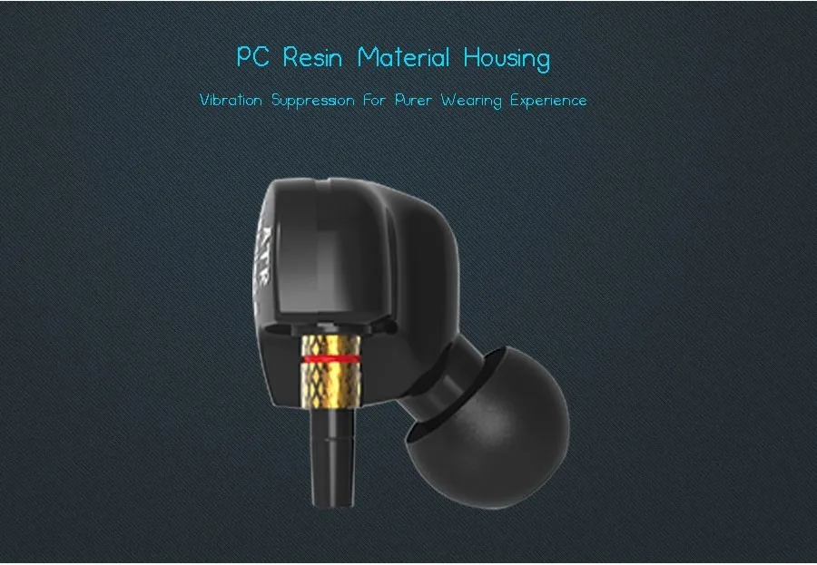 Kz Atr 3.5mm Jack Wired Dynamic Super Bass Headphone Noise Cancelling