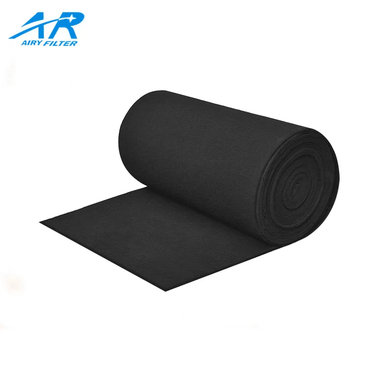 High Efficiency Filtration Activated Carbon Air Filter Media Roll For ...