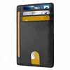Slim Minimalist Front Pocket Wallet RFID Blocking Leather Wallet For Men