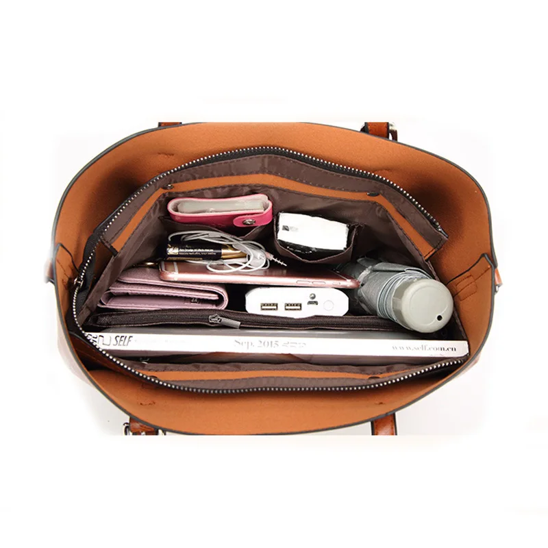 Wholesale Lady Set Bag Lady Shoulder Tote Bag Pu Buy Lady Set Bag