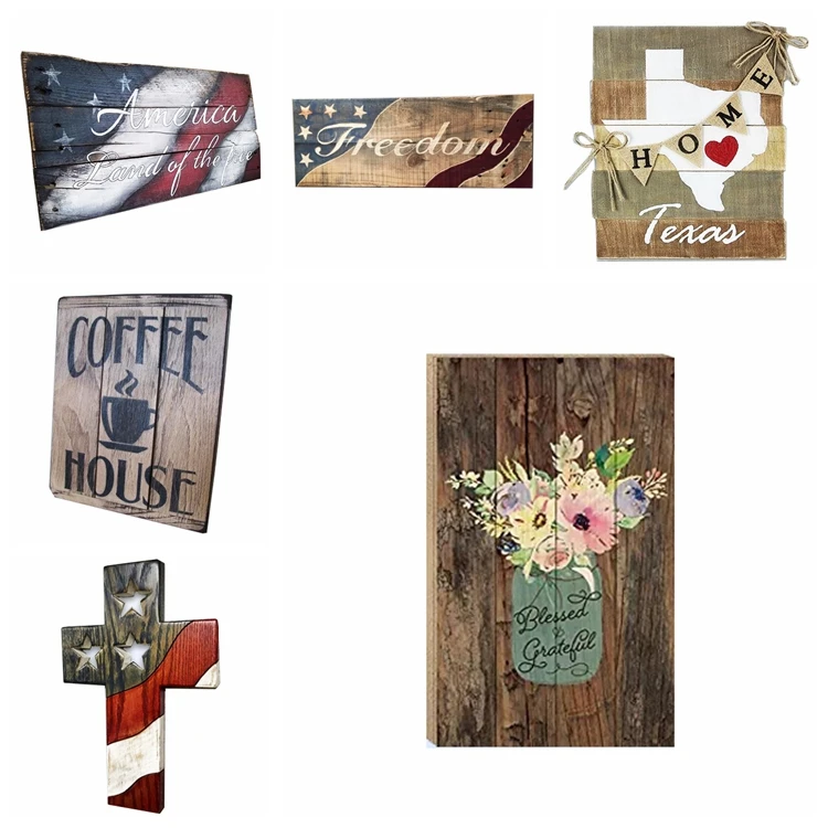 Custom Made High Quality Decorative Board Wood Wall Art Board For Home